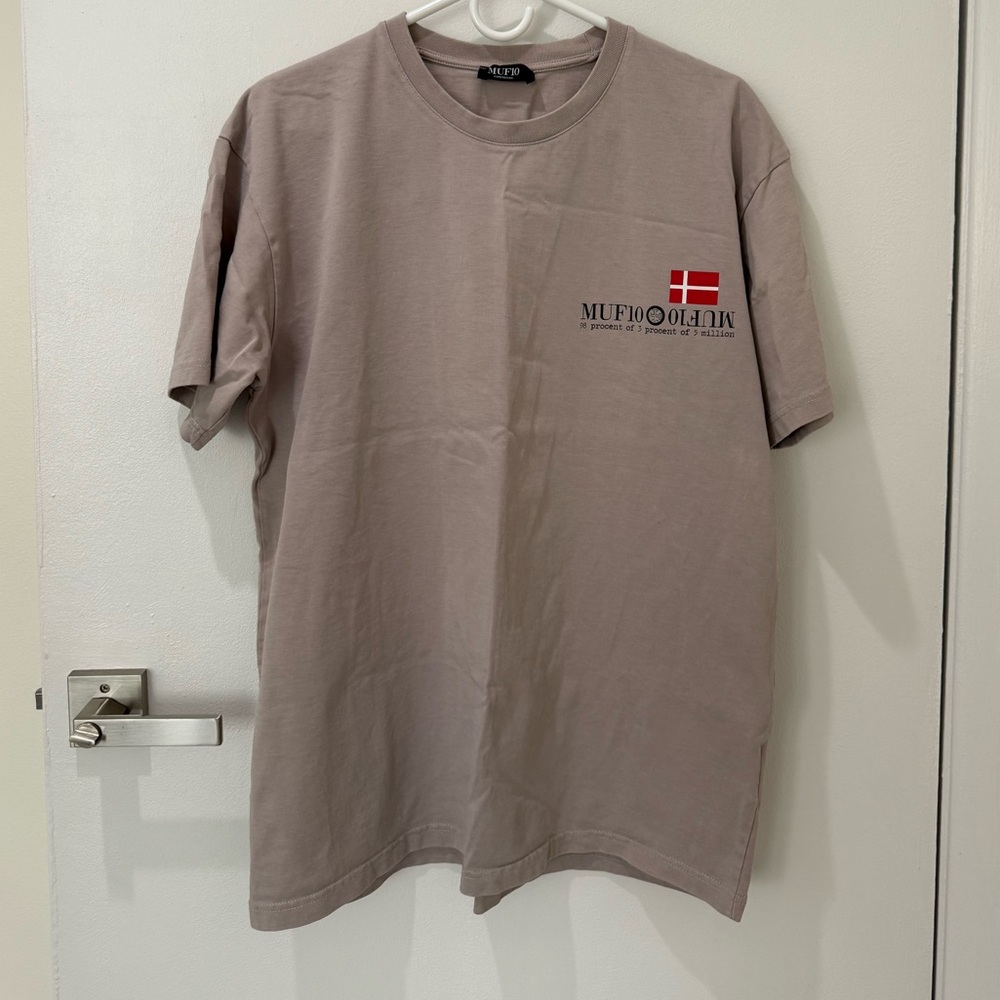 NEW Muf10 Men Grey Tshirt XLarge